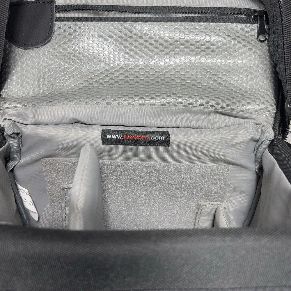 Lowepro Nova 2 AW Camera Bag - Black - Rain cover, strap, inner dividers